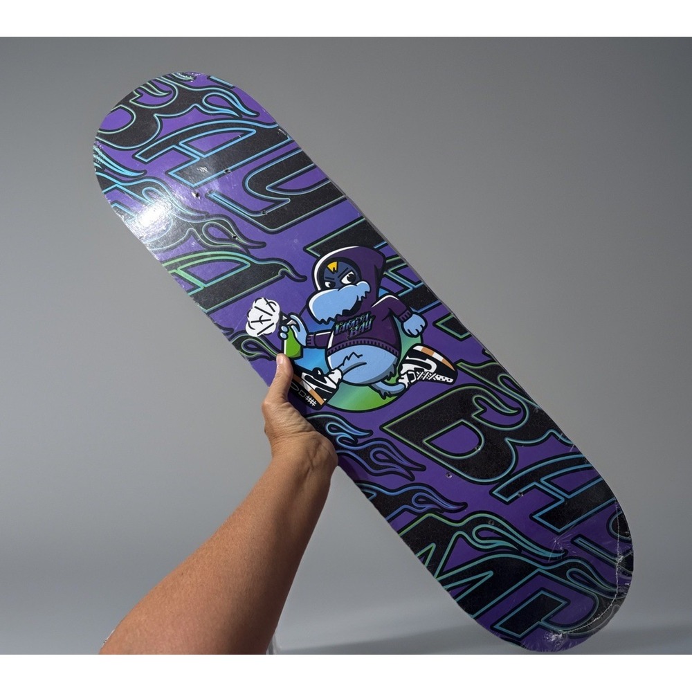 Tampa Bay Rays Raymond Skateboard Deck Bally Sports Promo Purple 31"  NEW‎